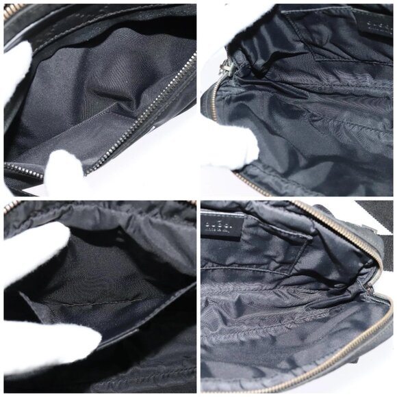 GUCCI Guccissima Waist bag Nylon Black 162417 Auth bs25059 - Picture 16 of 16